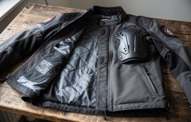 Le système trois couches d'une veste moto hiver efficace
